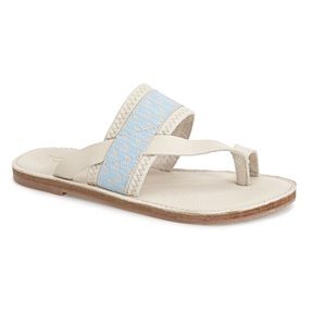 Tom’s Leather Embossed Sandal